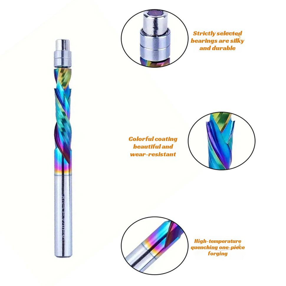 Colorful trimming knife composite blade overall alloy trimming knife engraving milling cutter carbid