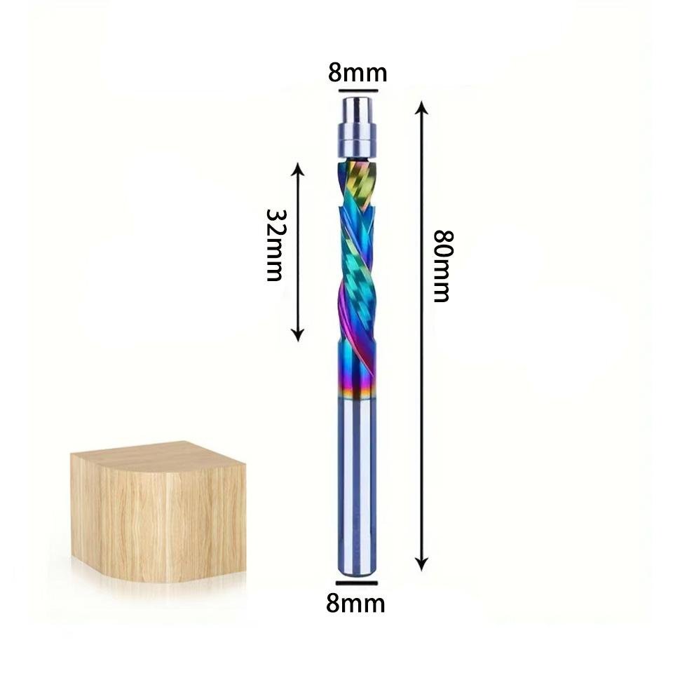 Colorful trimming knife composite blade overall alloy trimming knife engraving milling cutter carbid