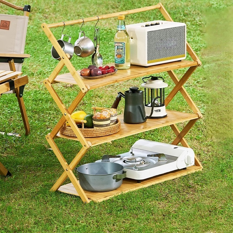 간편 다단 접이식 수납 선반