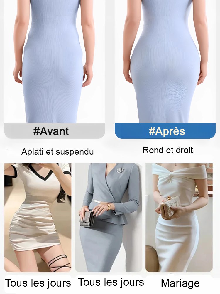 【Double couche gainante】Culotte sculptante en dentelle fine, invisible et légère