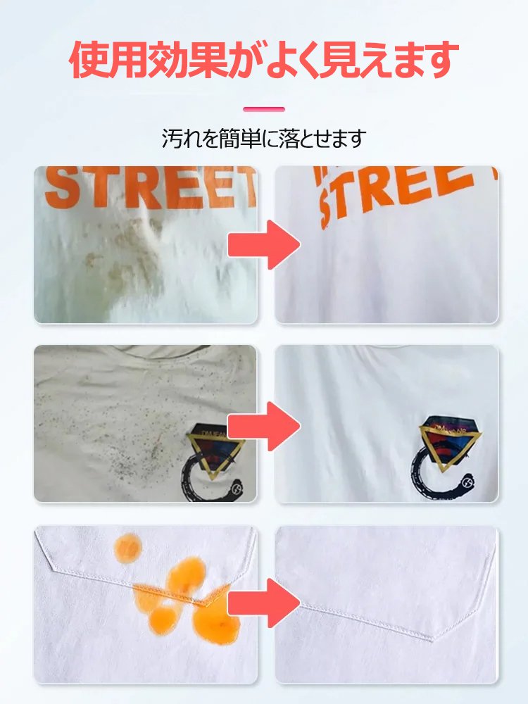 古着を新しい服に]汚れ除去及び明るさ強化洗剤 
