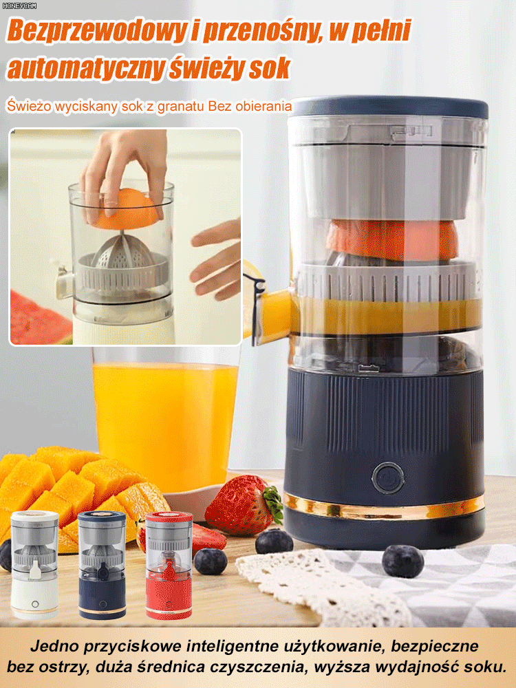 【Nie idzie na kompromis w kwestii odżywiania】Nowo zaktualizowana sokowirówka z oddzielaniem miąższu