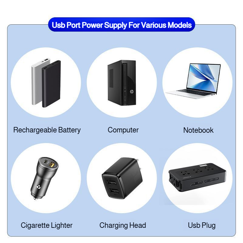 Portable mini mini fan universal energysaving portable rechargeable treasure car fan