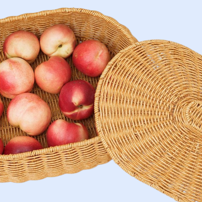 アクセサリー・化粧品・おもちゃ収納ボックス 人工籐編み