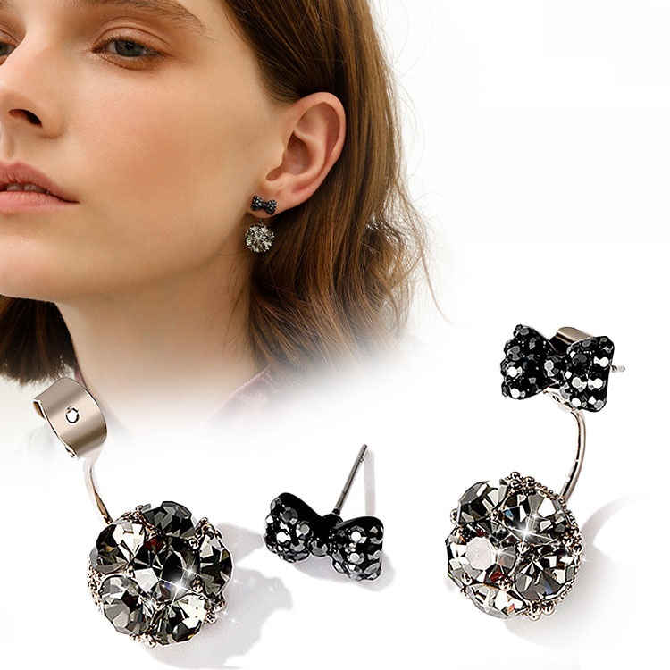 リボンピアス   シルバーピアス キラキラ レディース プレゼント ギフト 女らしい