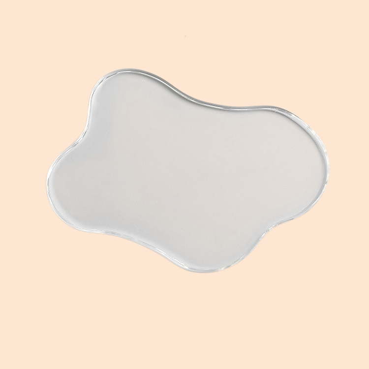 불규칙 투명 아크릴 코스터