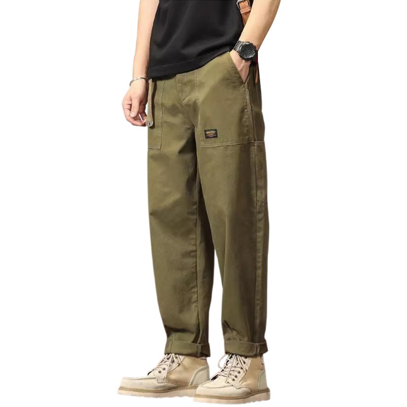 밴딩 오토매틱 남성 카고 캐주얼 팬츠