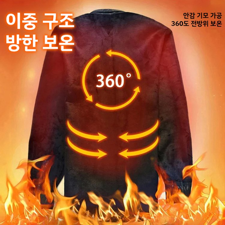 남상용 비즈니스 캐주얼 기모 셔츠 레이어드 스웨터