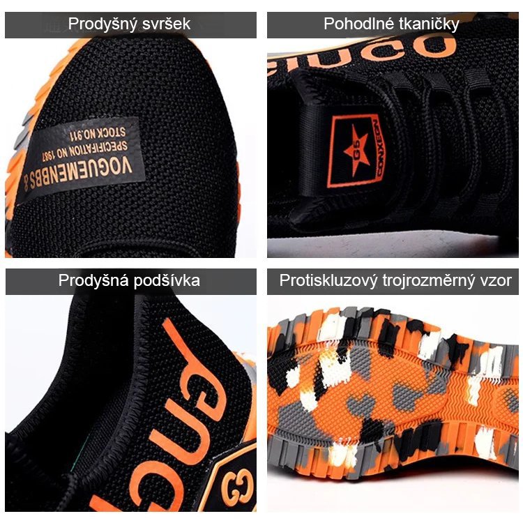 Ochranné pracovní boty proti rozdrcení a propíchnutí