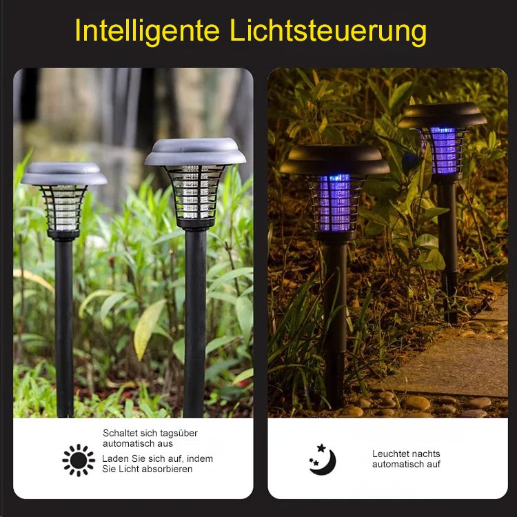 Moskito-Abwehr und Beleuchtung Solar-Gartenleuchte