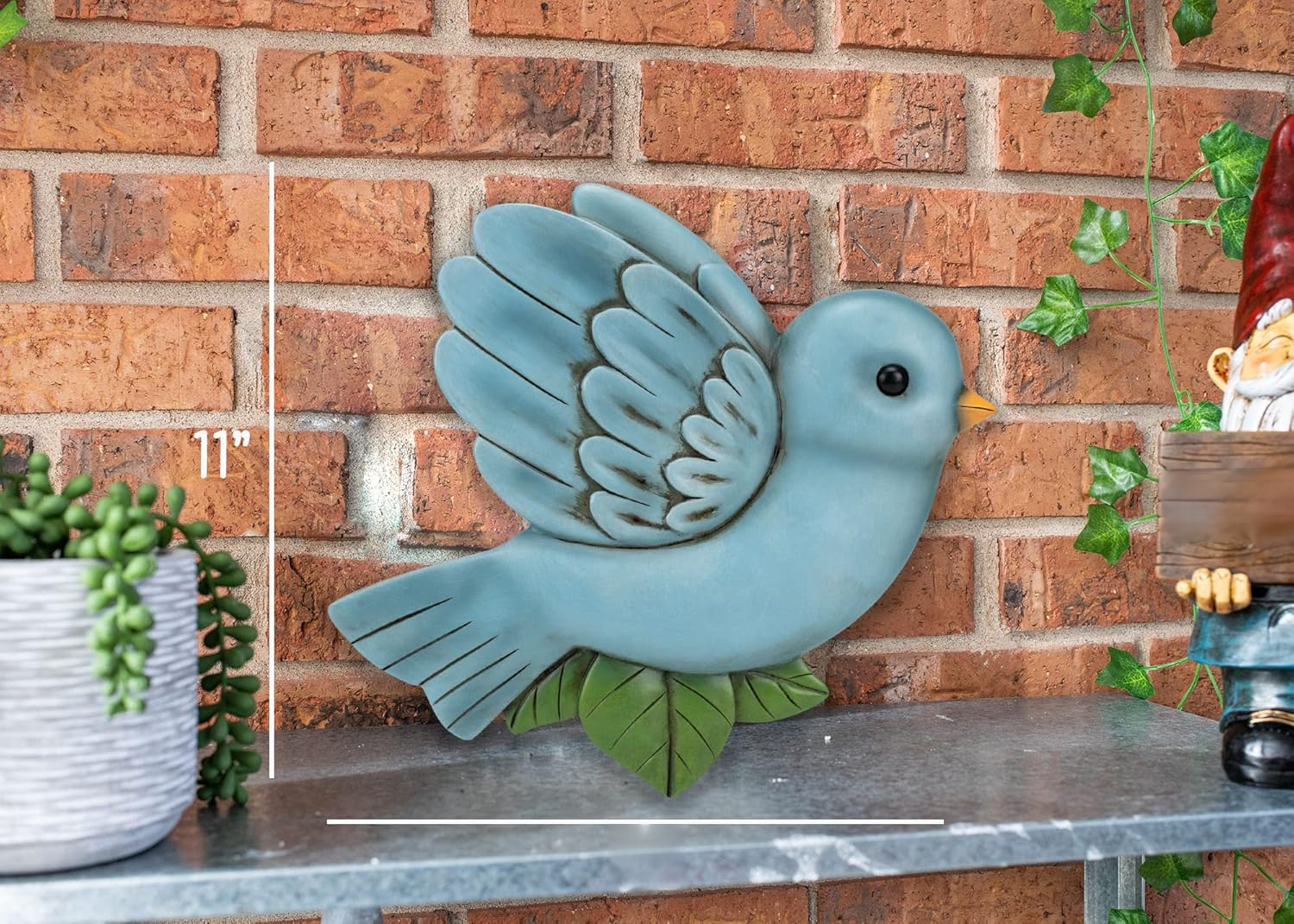 Close-up of weather-resistant decorative stepping stone