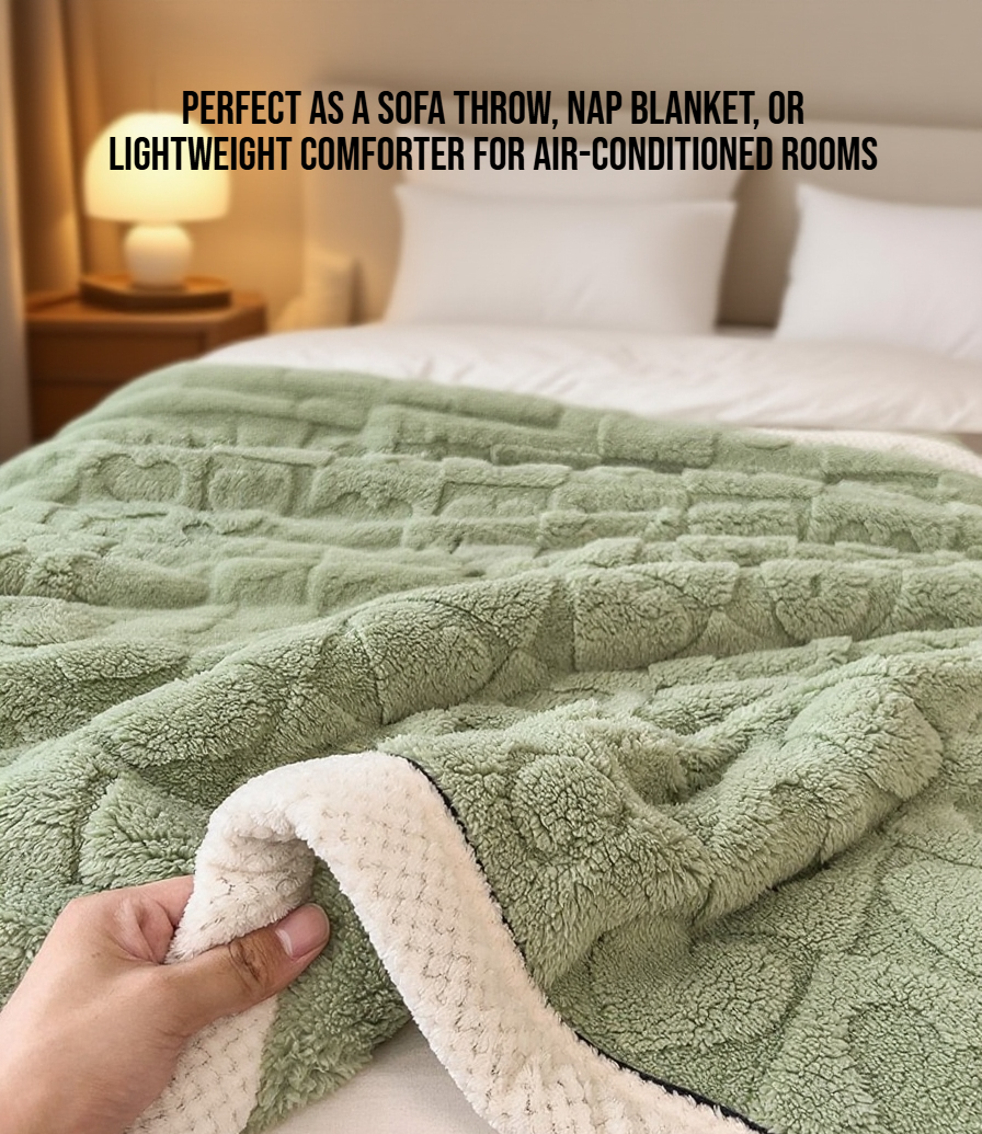 Cozy blanket perfect for lounging on the couch