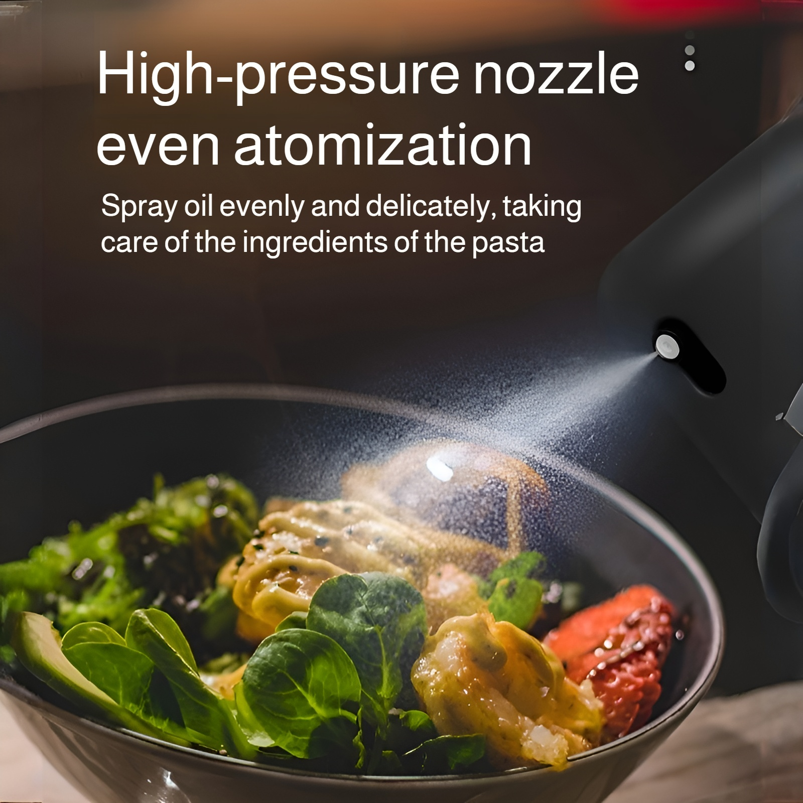 Press-Action Glass Oil Sprayer