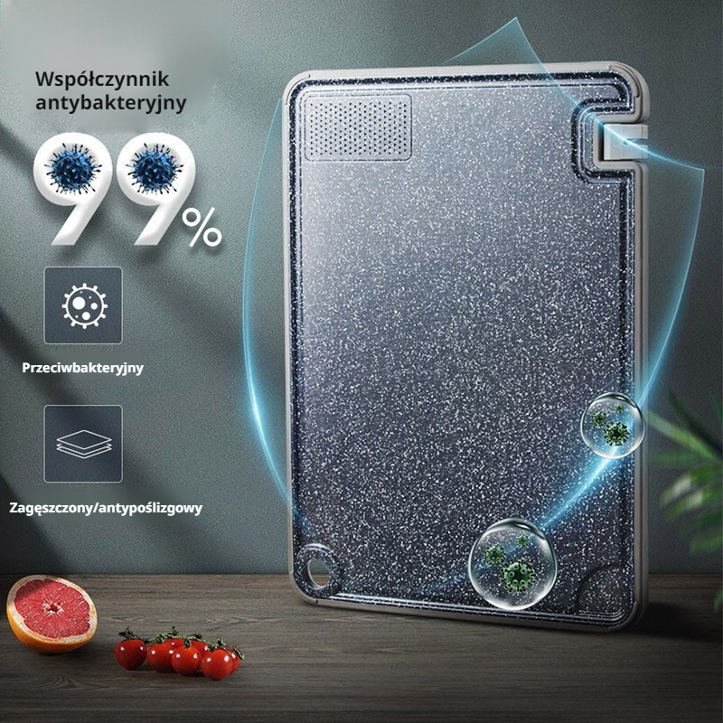 Dwustronna, wielofunkcyjna, antybakteryjna deska do krojenia