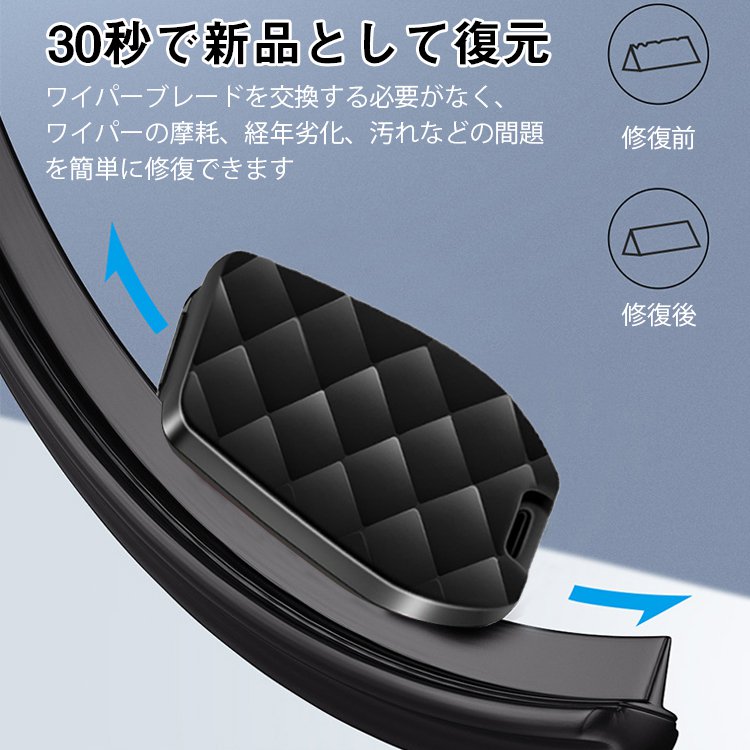 車ワイパーが硬化する前に!!／サッと擦るだけ♪