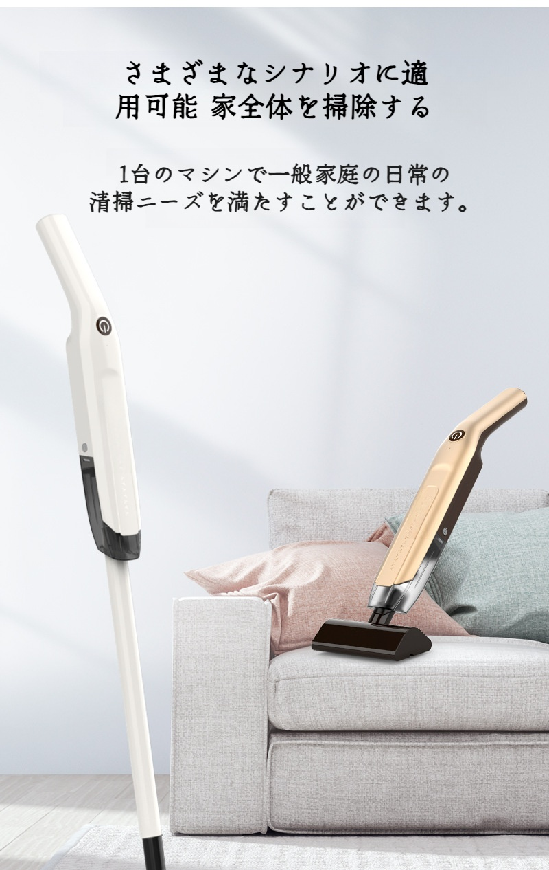 持ち運び便利なハンドプッシュフーバーの収納例