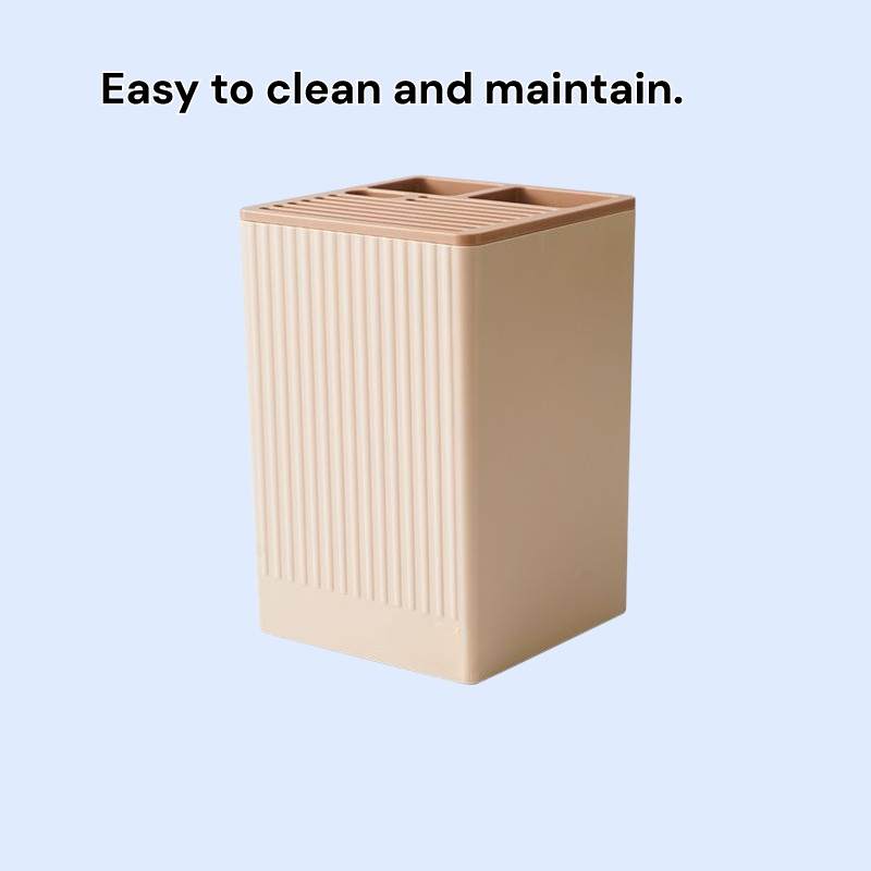 Kitchen knife rack countertop storage rack