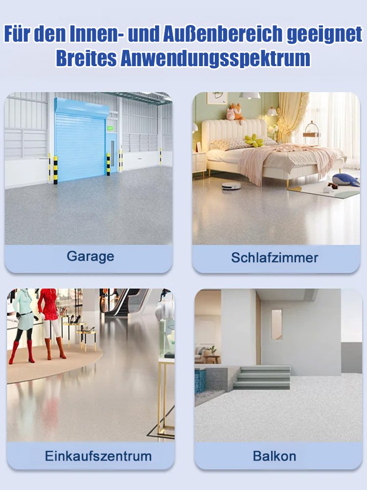 Epoxidharz-Farbsand-Selbstverlaufboden aus Deutschland