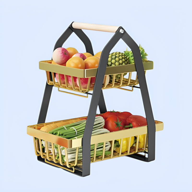 분리 가능하고 조립이 간편한 2중 구조 주방 수납장