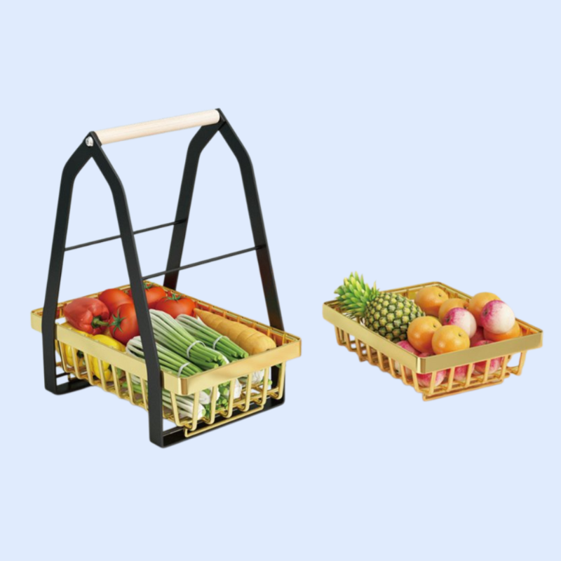 분리 가능하고 조립이 간편한 2중 구조 주방 수납장