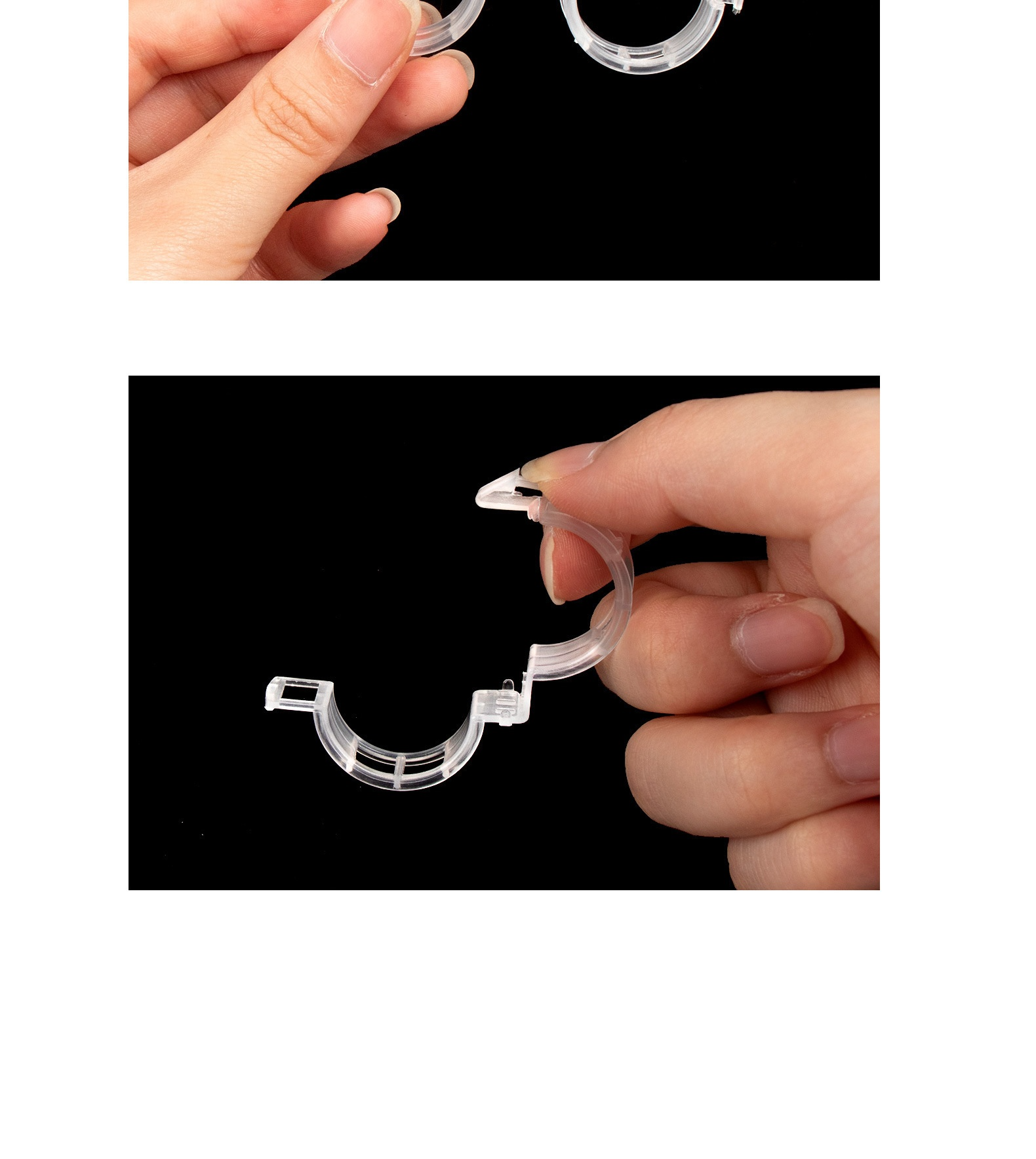 Podpora růstu popínavých rostlin pomocí klipů