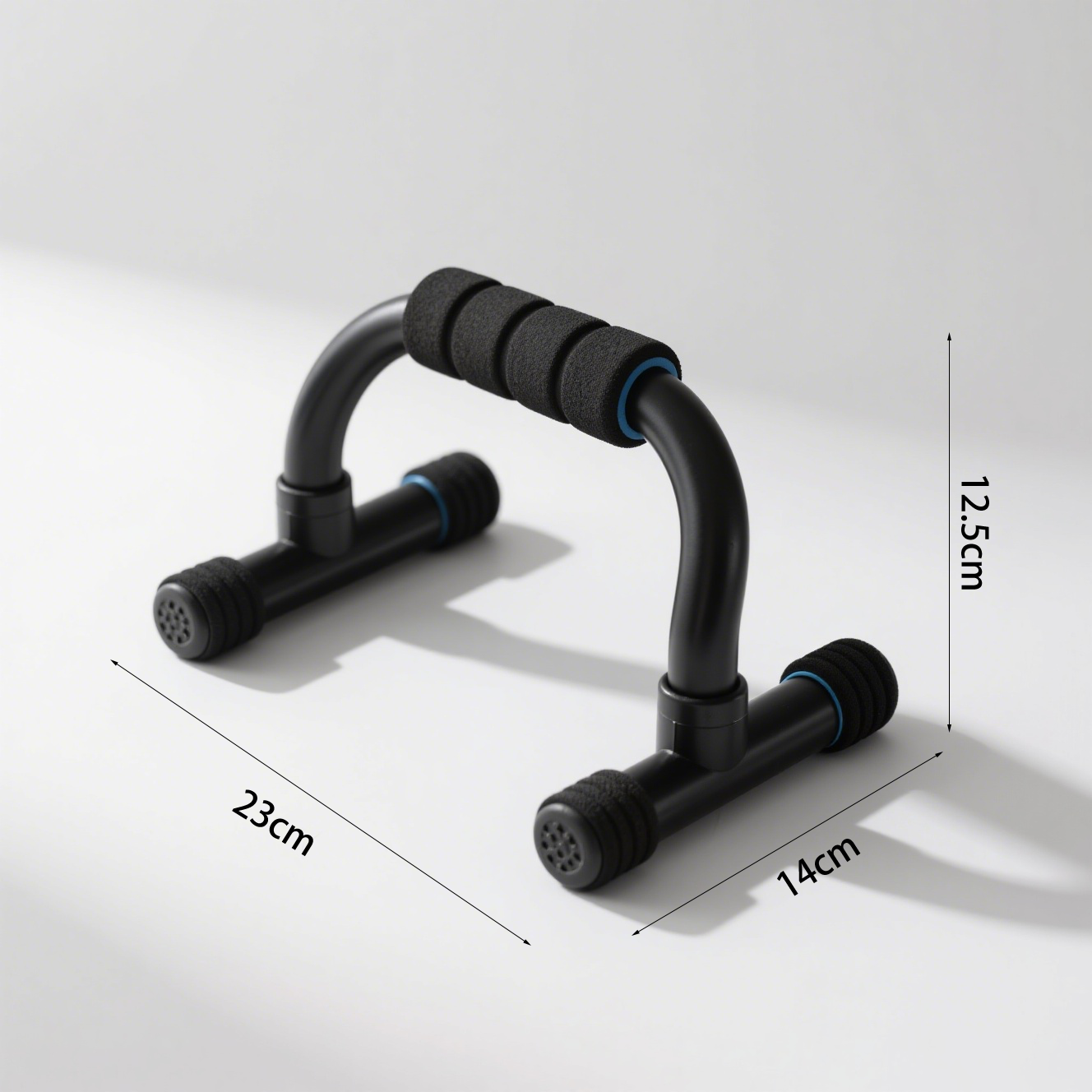 Soporte de flexiones de acero inoxidable antideslizante para entrenamiento