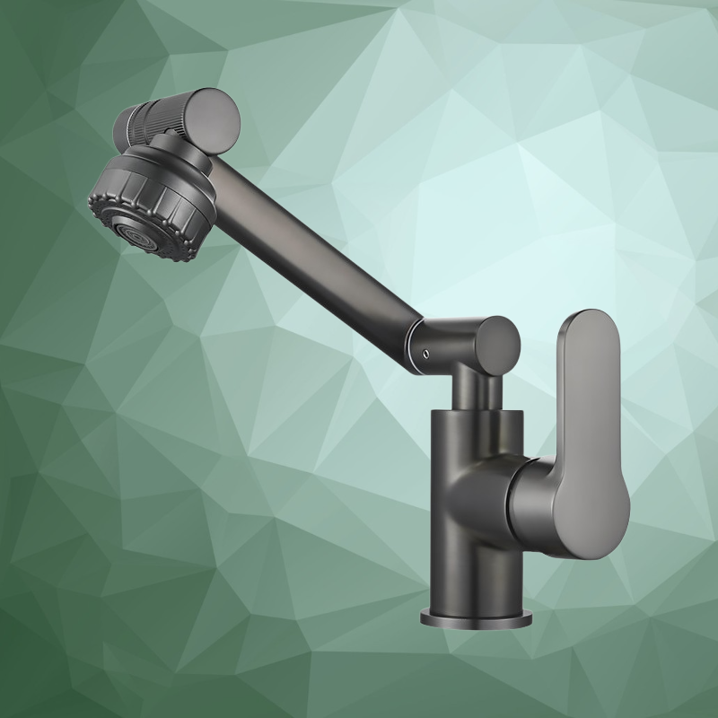1080° mechanical arm rotating faucet