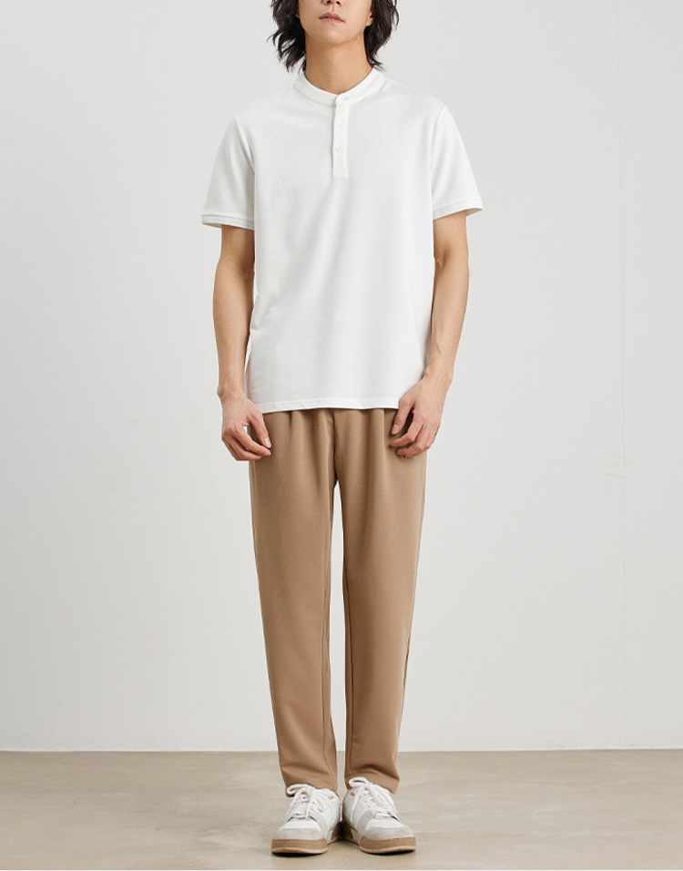 ヘンリーネックTシャツのサイズ比較画像