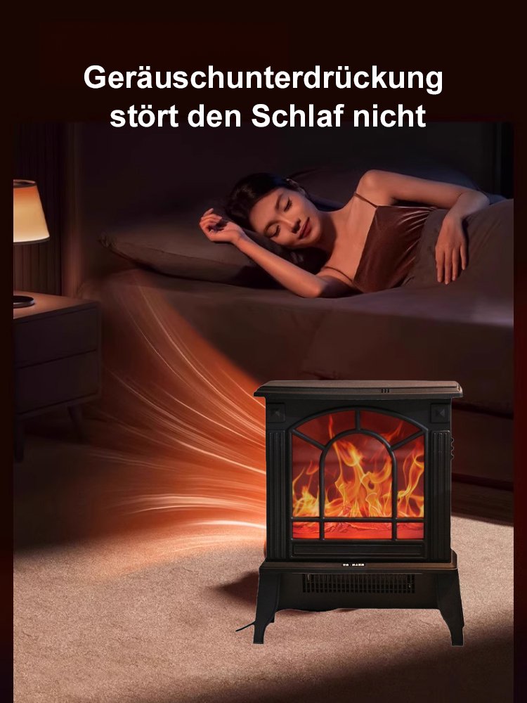 [1 kWh heizt 200㎡]3D-Fernbedienung mit realistischer Flammenheizung