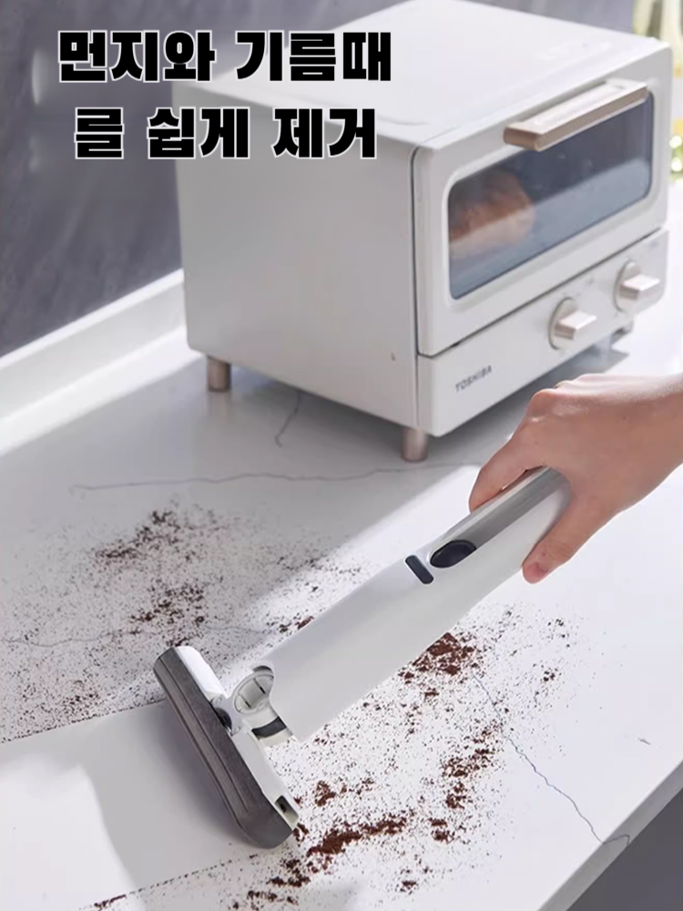 게으름뱅이 휴대용 작은 밀대 다기능 탁상용 흡수성 세탁 없는 작은 밀대 미니 행주 밀대 대신