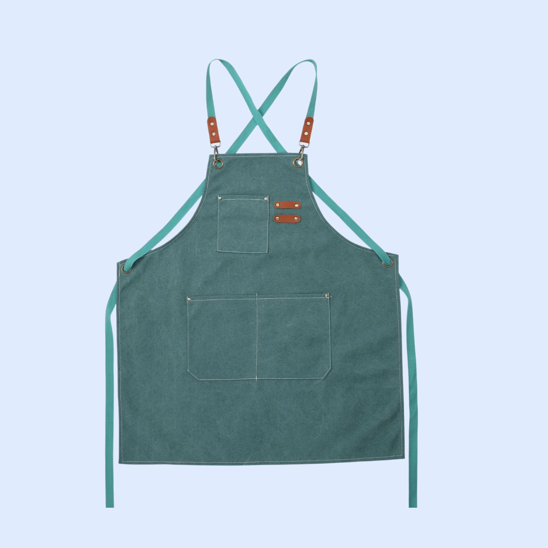 厚手のキャンバスエプロン