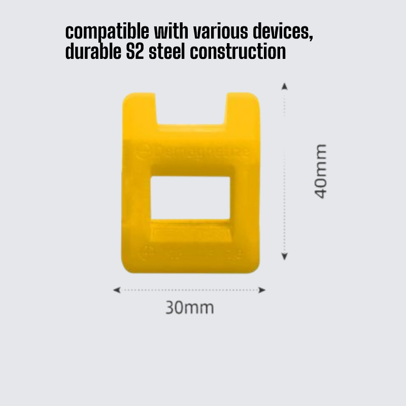 Screwdriver set with strong magnetic precision cross bit