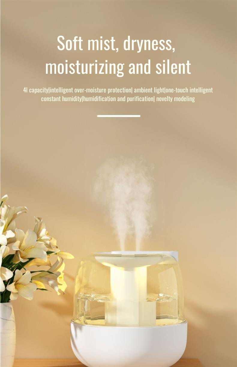 Modern home aromatherapy humidifier with USB power