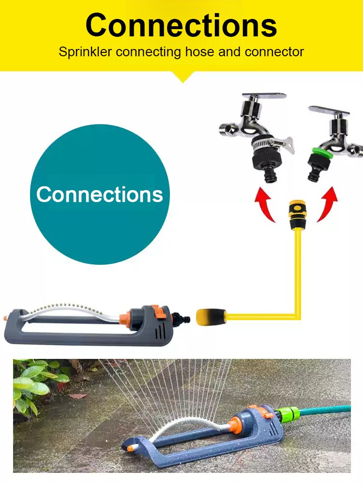 19-Hole Garden Irrigation Sprinkler