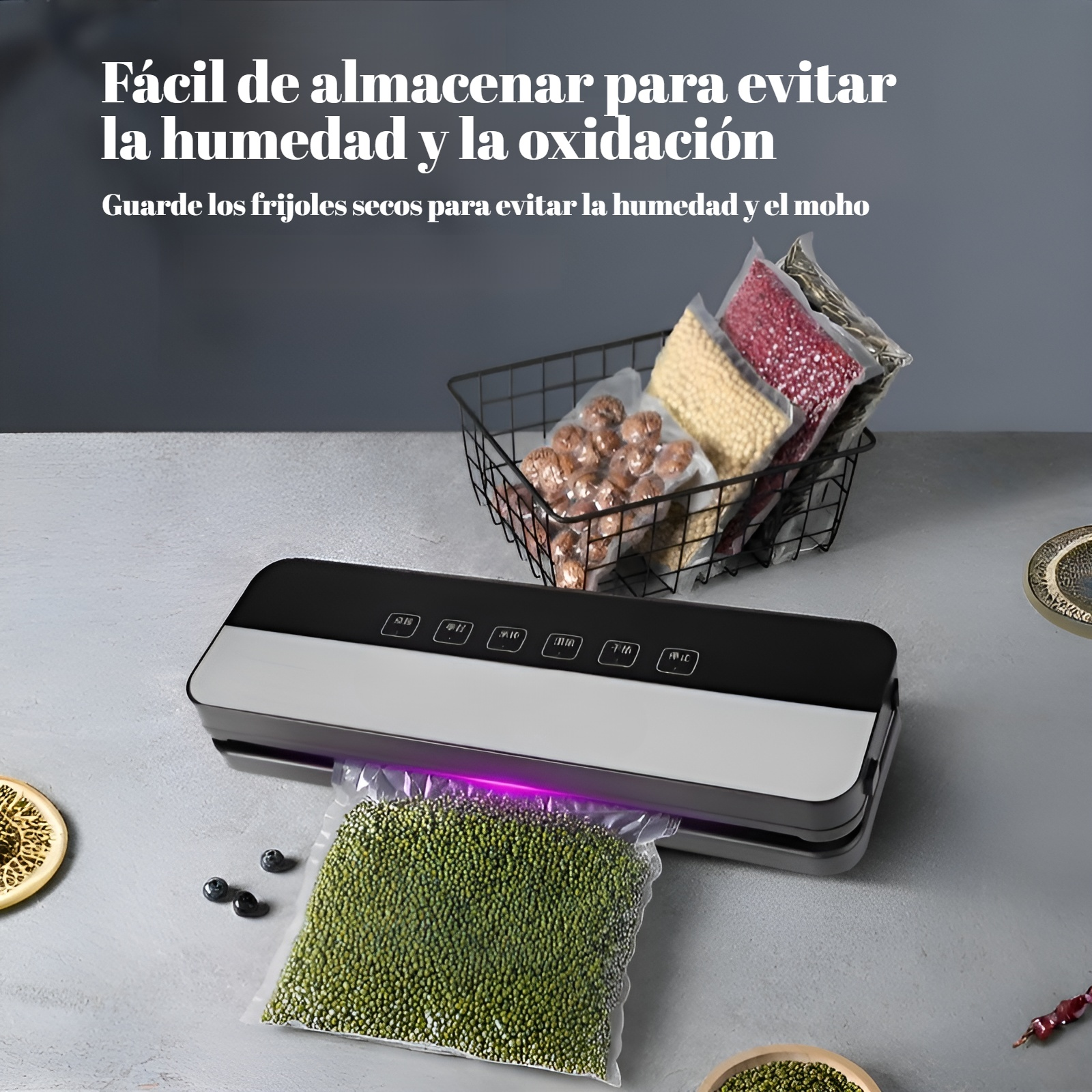 Selladora al vacío totalmente automática JMY, selladora de plástico seca y húmeda de doble propósito