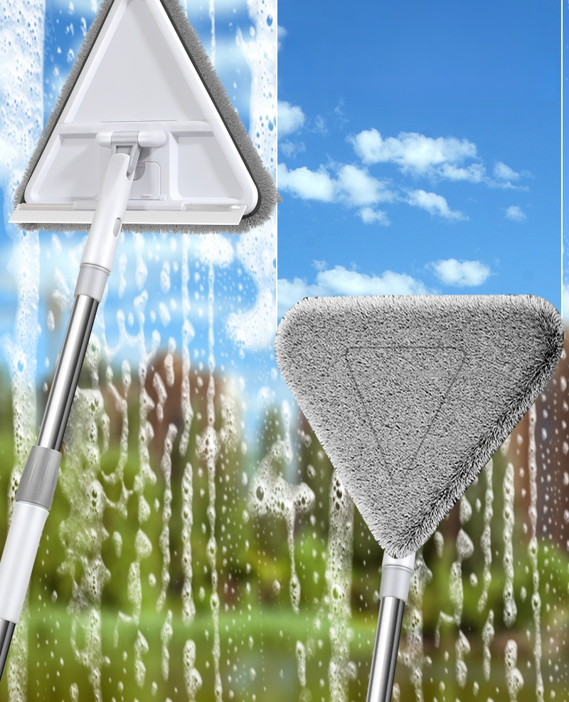 高層掃除対応の伸縮式モップ