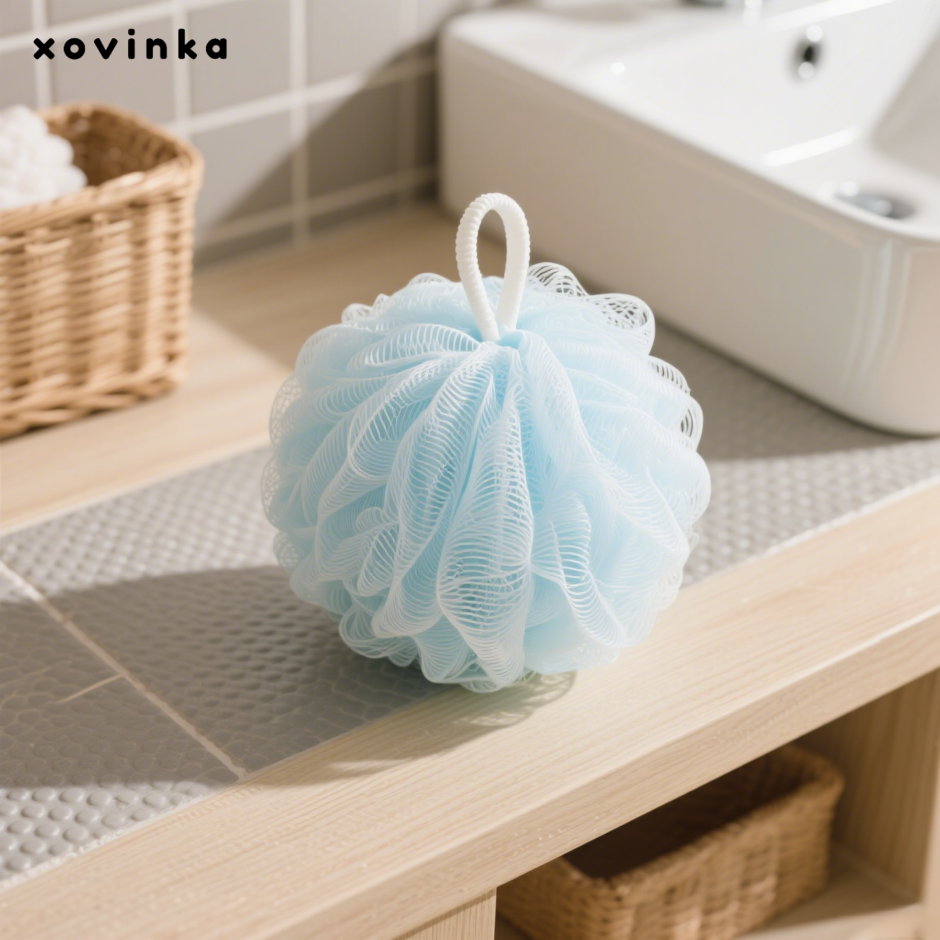 욕실 분위기를 살려주는 꽃볼