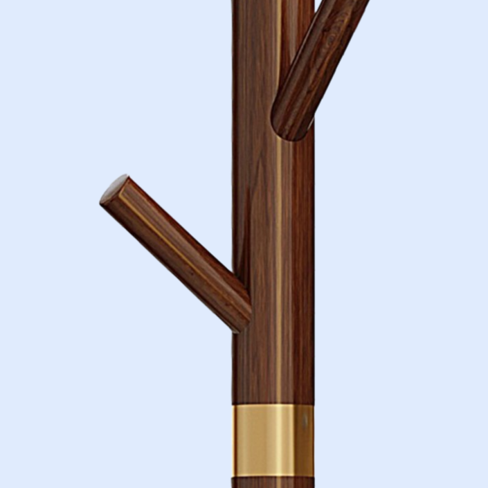 高級感のある高端木製コートラック