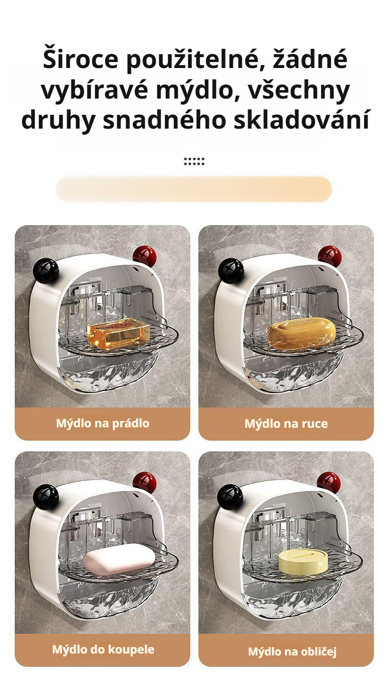 Kvalitní mýdlenka do koupelny v elegantním provedení