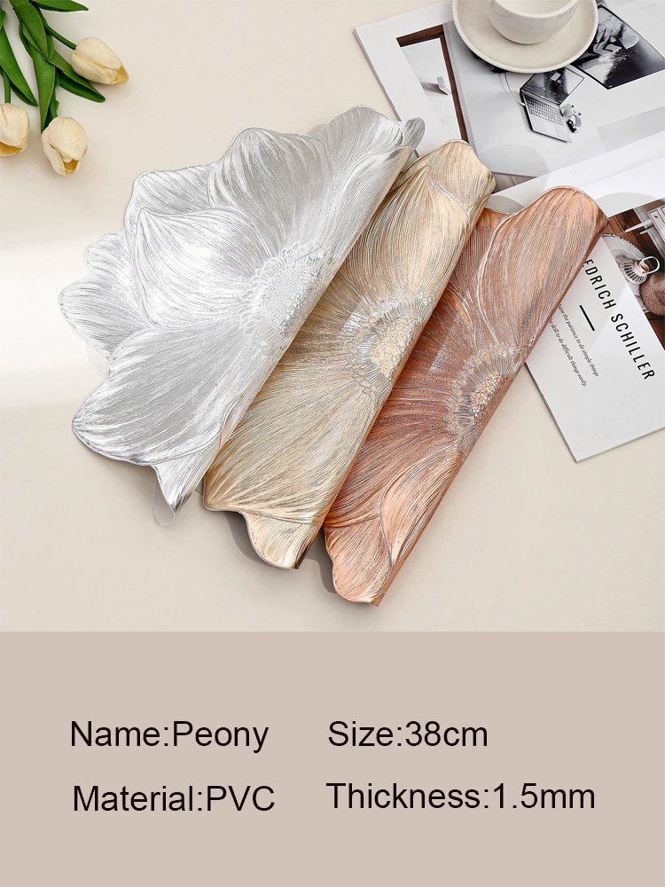 JS-[220° high temperature resistance] flower heat-proof and waterproof hot stamping insulation mat