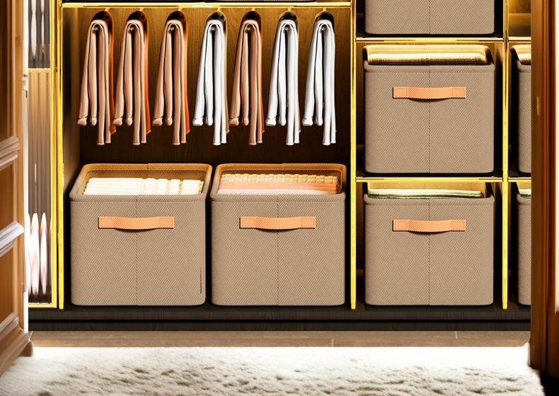 사용이 편리한 의류 보관함 손잡이