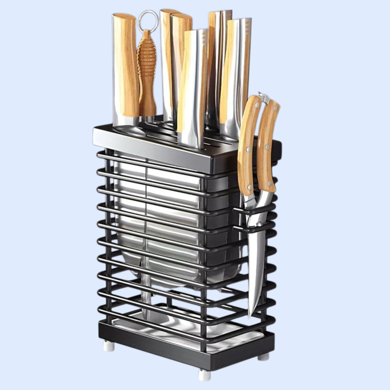 주방용품 수납선반 칼 도마 주방칼 젓가락꽂이