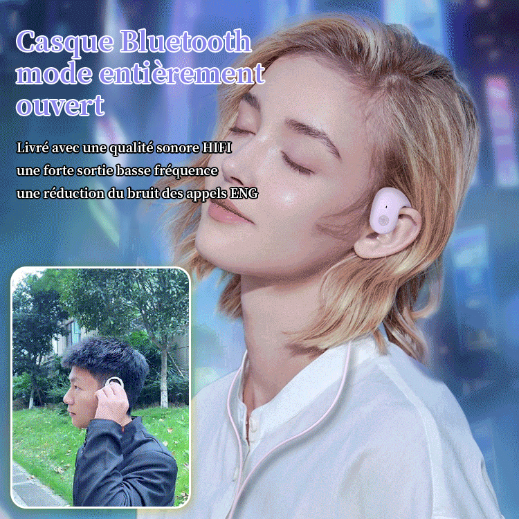 Petite boule de noix de coco, écouteurs à réduction de bruit non intra-auriculaires.