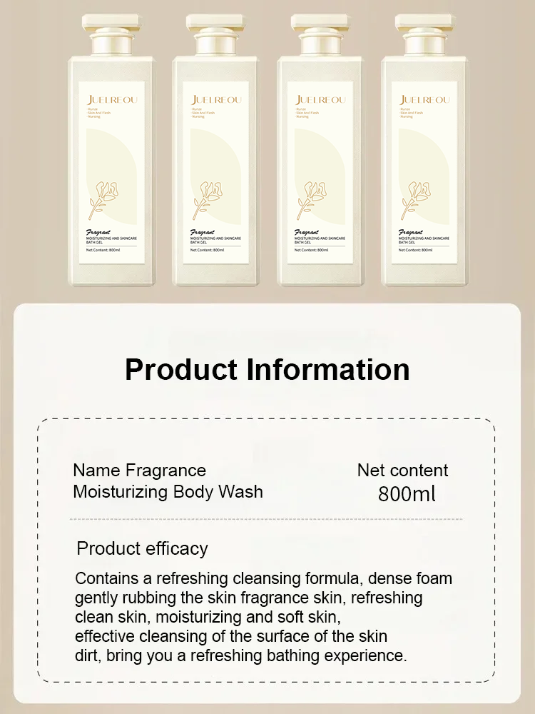 Perfumed Moisturizing body wash