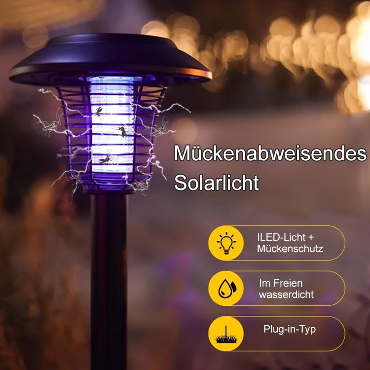 Moskito-Abwehr und Beleuchtung Solar-Gartenleuchte