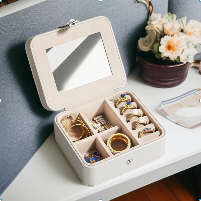 ジュエリーボックス レトロジュエリー収納ボックス 高級 絶妙 ネックレス イヤリング リング 小型 ポータブル ジュエリー 旅行