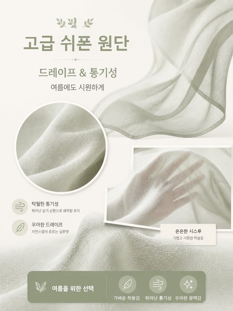 26SS 시스루 블렌드 러블리 블라우스