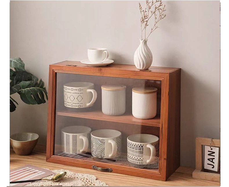 整理整頓しやすい蓋付き収納キャビネット