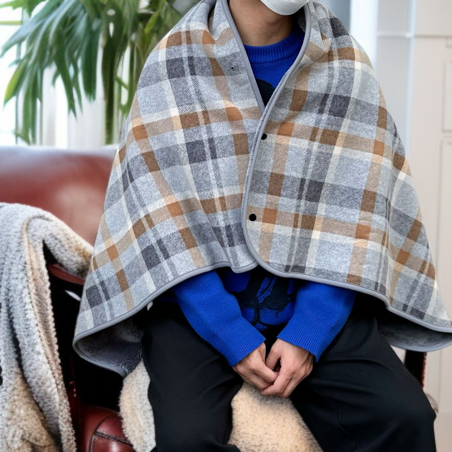 사무실 플란넬 숄 담요