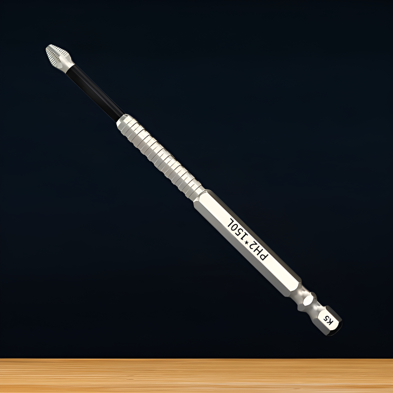 Strong magnetic non-slip and impact-resistant bit set